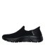 Skechers Stretch Fit Knit Slip-Ins Slip On Runners Womens Blk