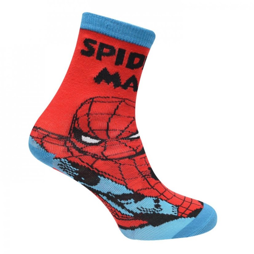 Character 3 Pack Crew Socks Junior Marvel