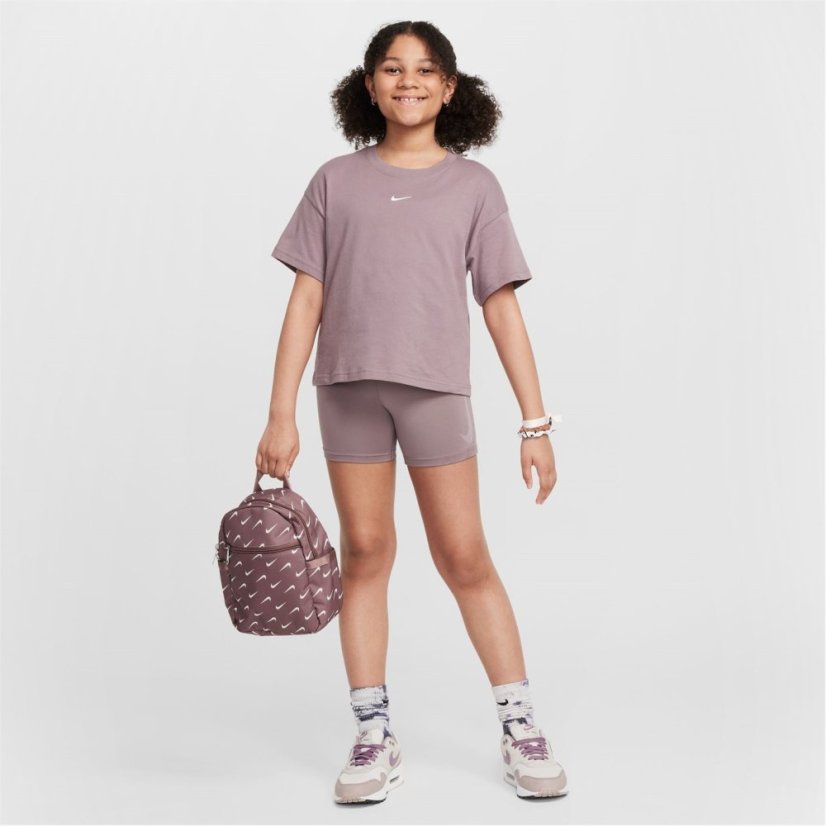 Nike Sportswear Big Kids' (Girls') T-Shirt Taupe Grey