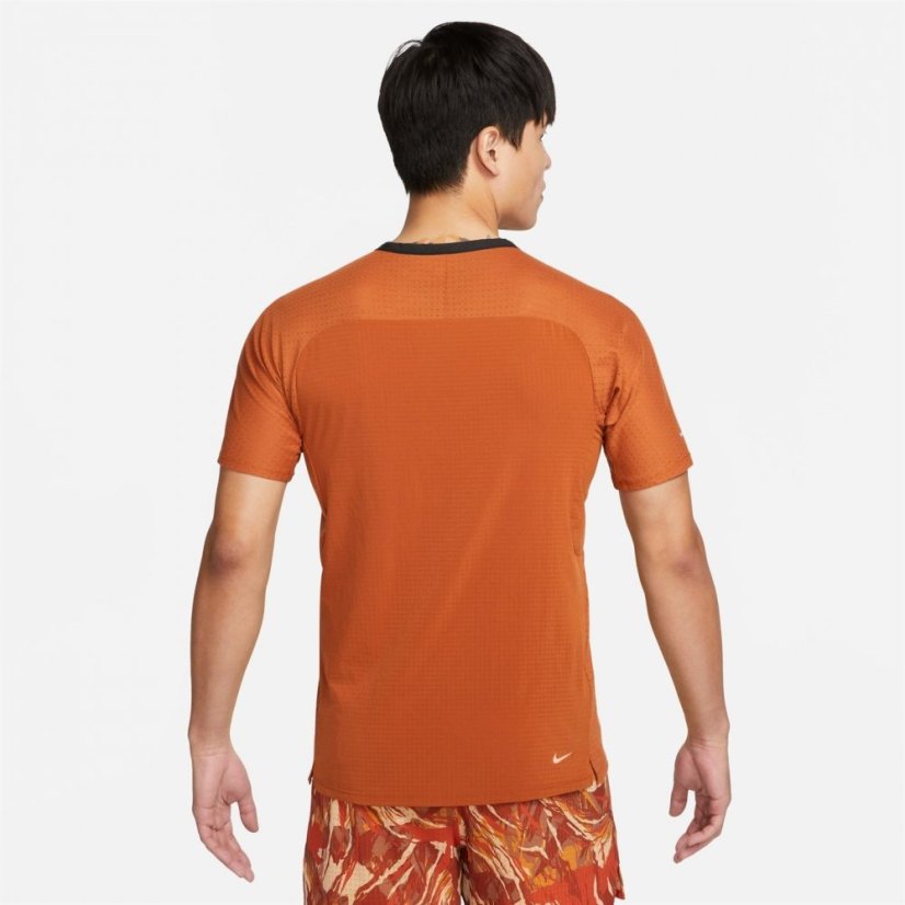 Nike Dri-FIT Trail Men's Short-Sleeve Trail Running Top Dark Russet