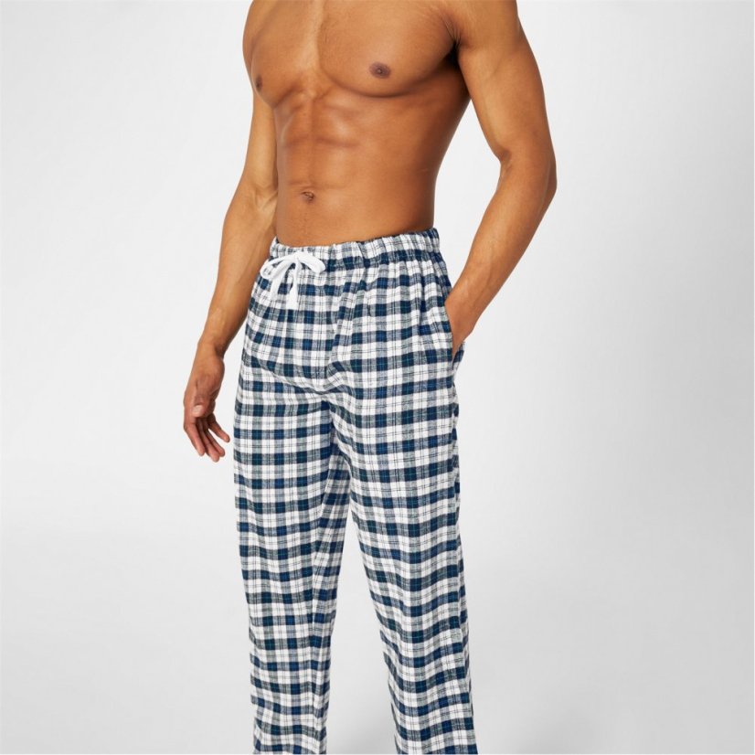 Howick Lumberjack Check Pyjama Bottoms GREEN CHECK