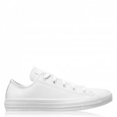 Converse Chuck Taylor All Star Mono Leather Trainers White 100