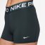 Nike Pro Three Inch Shorts Womens Seaweed/White