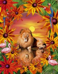 Puzzle Alix Mullins: Tropical Lion