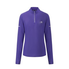 Karrimor Longsleeve 1/4 Zip Top Ladies Liberty Purple