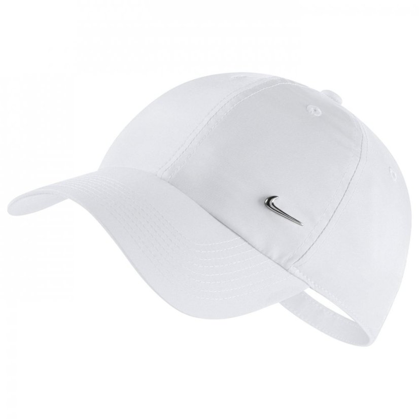 Nike Metal Swoosh Cap White