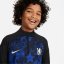 Nike Chelsea Dri-FIT Strike Drill Performance Quarter-Zip Long Sleeve Top Juniors Blue