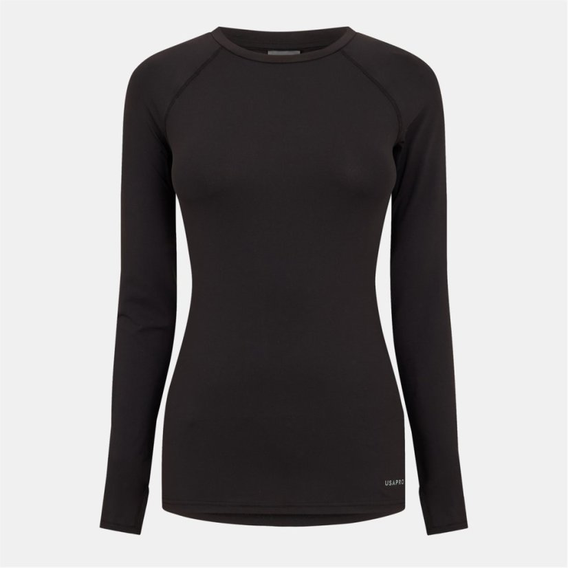 USA Pro Long Sleeve Top Womens Black