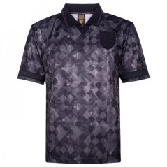 Score Draw England Blackout Shirt 1990 Black