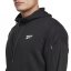 Reebok Workout Ready Piping Zip-Up Sweatshirt Mens Hoody Black