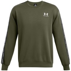 Under Armour Icon Fleece Crew Taping Sweatshirt Mens Green