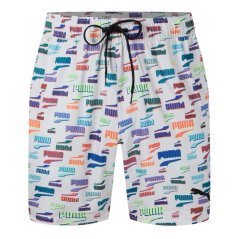 Puma Adults Swim Shorts White Combo