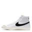 Nike Blazer Mid 77 Vintage Shoes Juniors White/Black