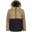 Under Armour Kids' Pronto Hooded Long Sleeve Puffer Jacket Camel Black