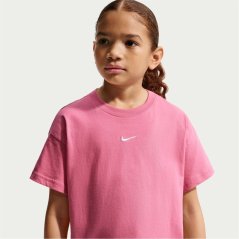 Nike Sportswear Big Kids' (Girls') T-Shirt Peony