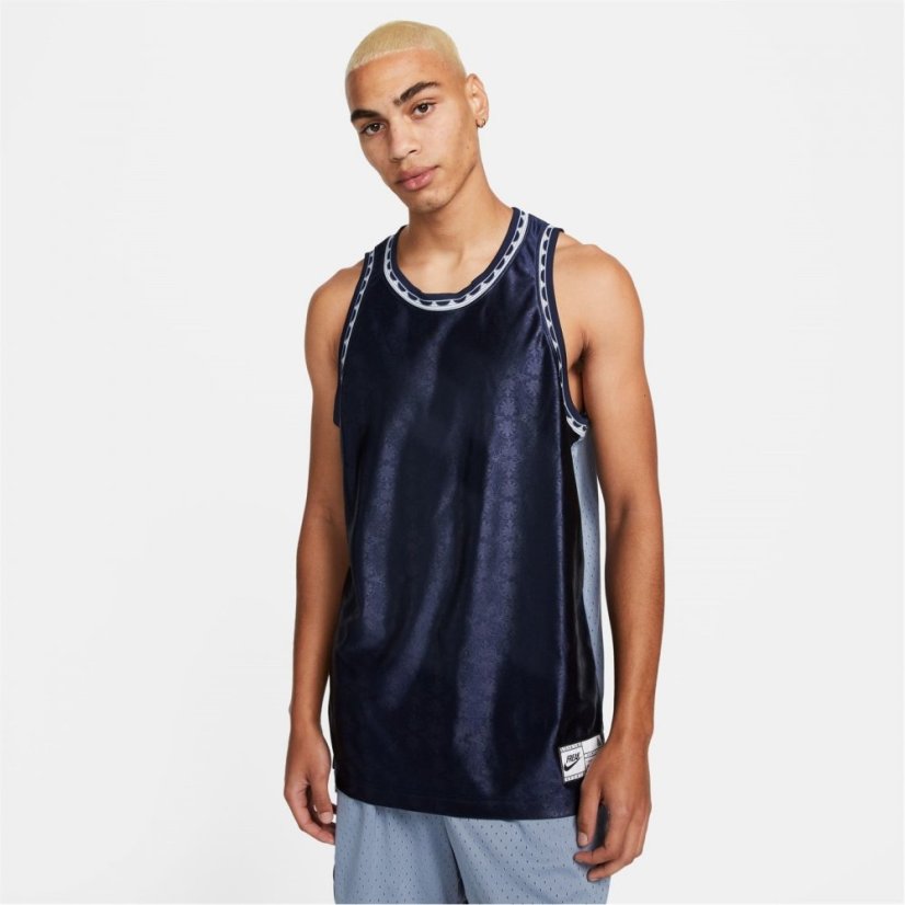 Nike Dri-Fit Mesh Vest Mens Blackened Blue