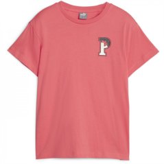 Puma Squad T-Shirt Junior Electric Blush
