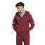 adidas GameDay Full Zip pánska mikina Shadow Red