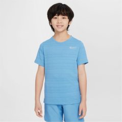 Nike Dri-FIT Miler Big Kids' (Boys') Training Top Blue Beyond