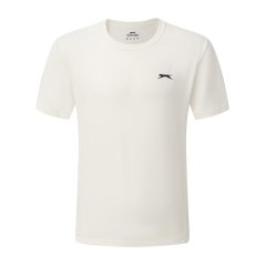 Slazenger Men's Perf Tennis Short Sleeve Performance T-Shirt White