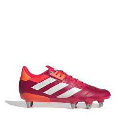 adidas Kakari RS Adults Soft Ground Rugby Boots Luc Red/Ftwr