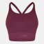 USA Pro UP Seamless Adjustable Sports Bra Dark Cherry