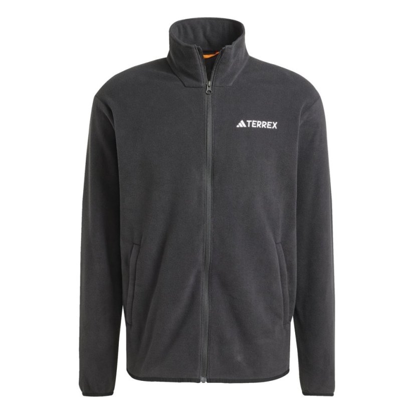adidas Multi Essentials Full-Zip Fleece Jacket Mens Black