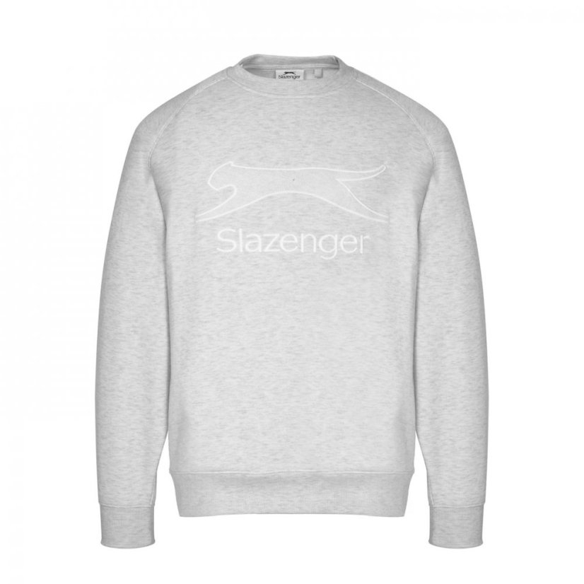 Slazenger Crew Sweatshirt Womens Ice Grey Marl