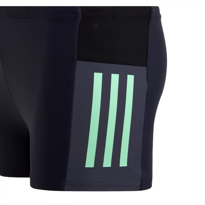 adidas Core 3 Stripe Swim shorts Junior ink/Blk/nvy/mnt