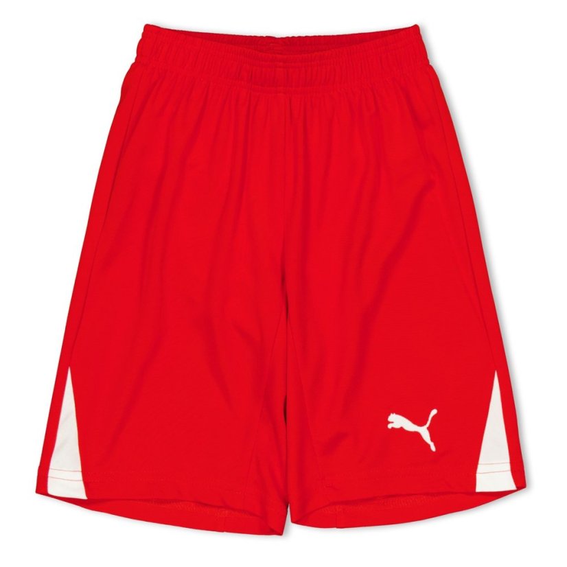 Puma (3) Fb Team Shorts With Brief Infants Red