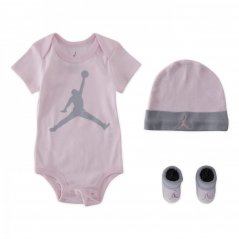 Air Jordan Jumpman 3 Piece Baby Set Pink Foam