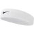 Nike Men's Swoosh Headband White/Black