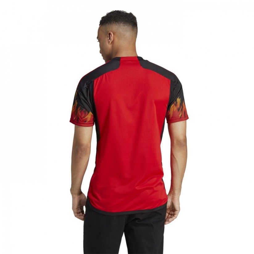adidas Belgium Home Shirt 2022 Adults Red/Black