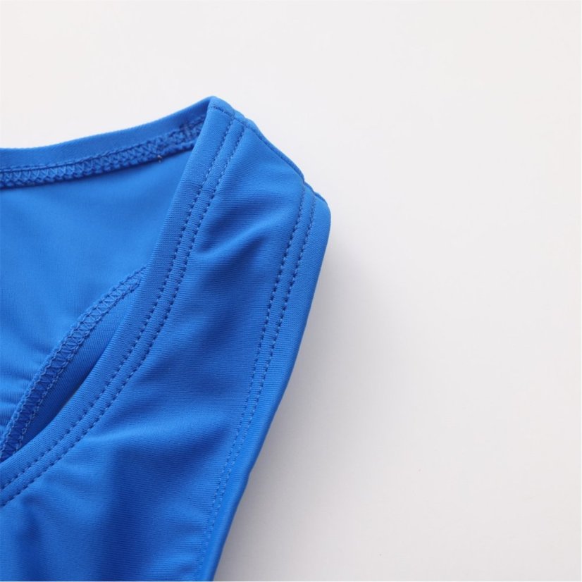 Slazenger LYCRA® XTRA LIFE™ Boyleg Swimming Suit Junior Girls Cobalt