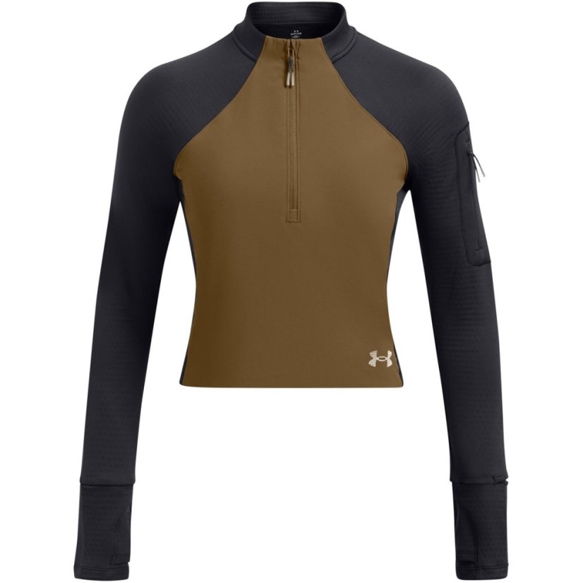 Under Armour Women's Trail Long Sleeve Performance Running Top ANTHRACITE / CO