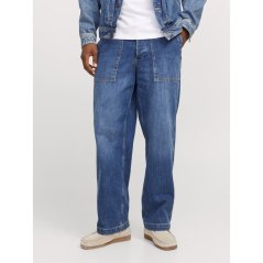 Jack and Jones Wide Jeans Mens Blue Denim