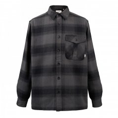 Firetrap Flannel Shirt Black/Grey