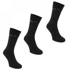 Gelert 3 Pack Thermal Socks Junior Black