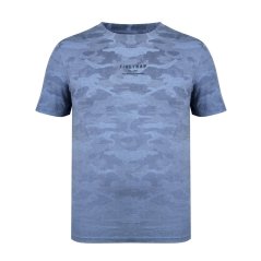 Firetrap Sub T Shirt Mens Blue Camo
