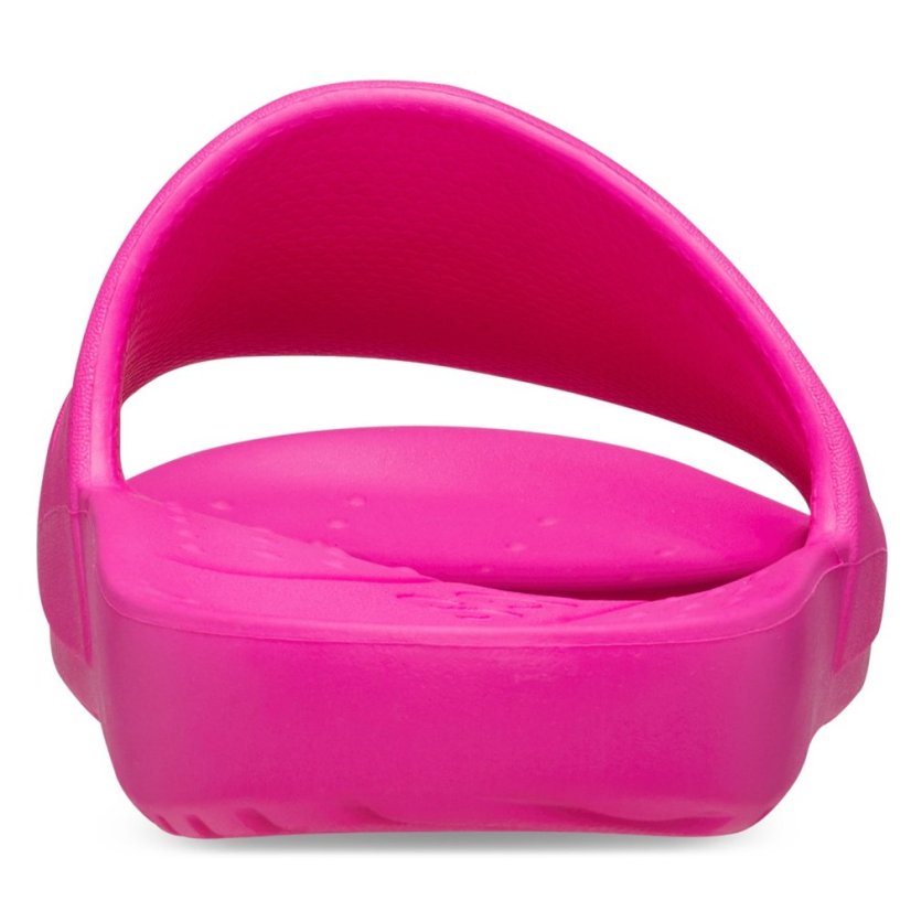 Crocs Unisex Adults Logo Sliders Pink Crush