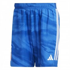 adidas Italy Home Shorts 2023 Mens Blue
