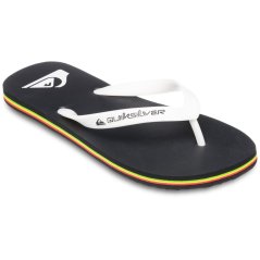 Quiksilver Molokai Flip Flops Mens Black/Rasta