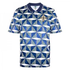 Score Draw SDraw Northern Ireland '90 Away Shirt Adults Blue
