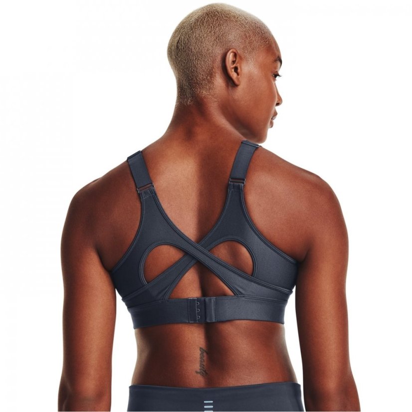 Under Armour Armour Ua Infinity Crossover High Impact Sports Bra Womens Downpour Grey