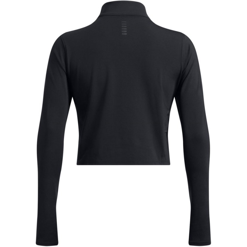 Under Armour Women's Launch Elite Half-Zip Long-Sleeve Performance Top Black