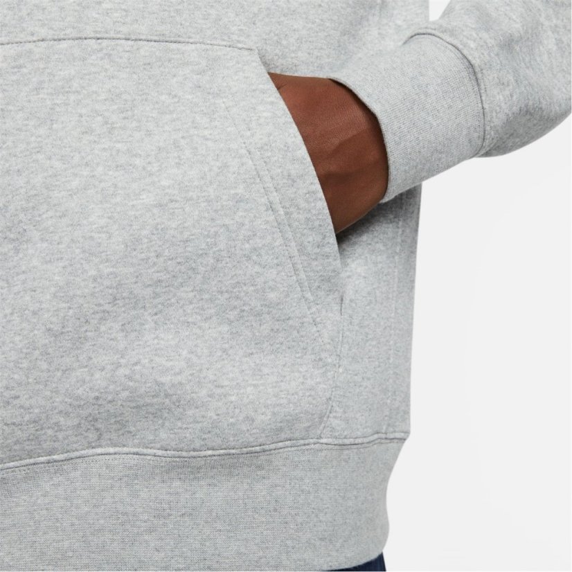 Nike Men's Pullover Fleece Hoodie Grey/Obsidian