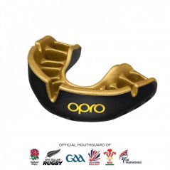 Opro Self-Fit Gold Level Mouth Guard Black/Gold