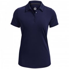 Under Armour Playoff Short Sleeve Polo Womens Midnight Navy