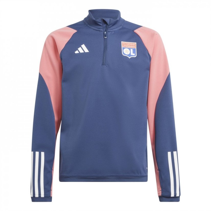 adidas Olympique Lyonnais Tiro 23 Training Top 20203/2024 Juniors Indigo/Rose