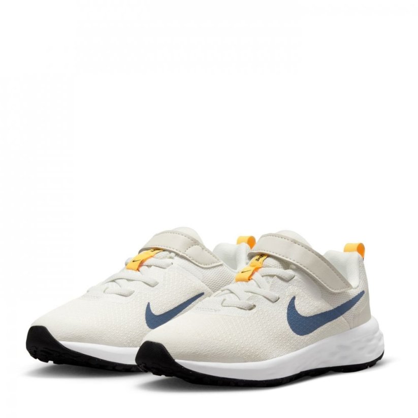 Nike Revolution 6 Little Kids' Shoes White/Blue